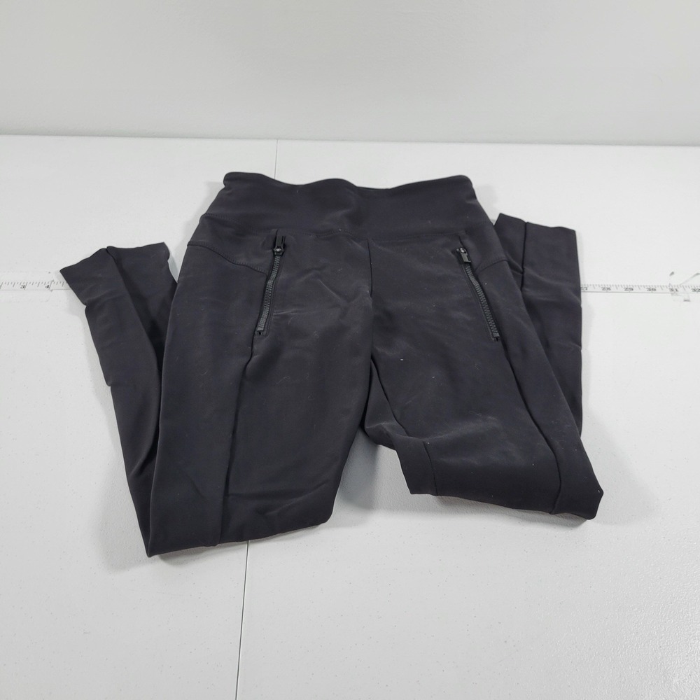 Athleta Women's Comfy Nylon Spandex Blend Pants Size XS Black
